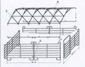 Zwaar staal roof construction