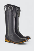 Pecos Croco Zwart