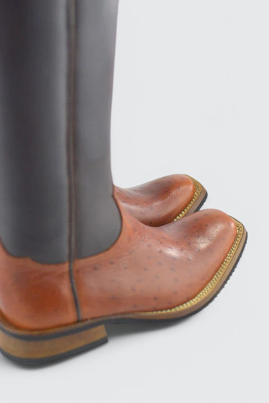 Pecos Struisvogel Cotto-Donkerbruin