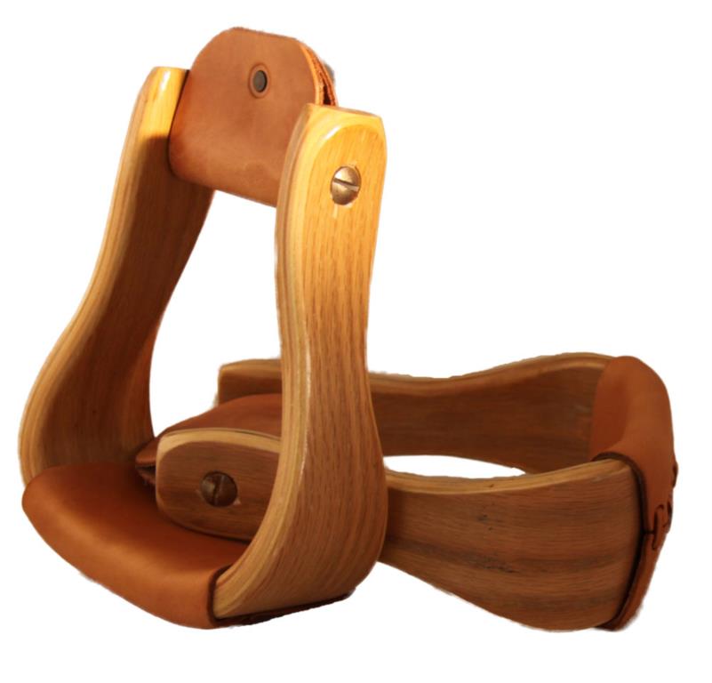 Wooden stijgbeugels
