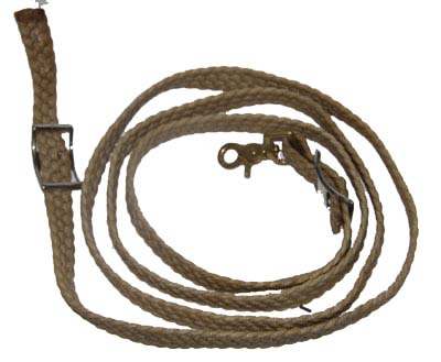 Waxed roping teugels