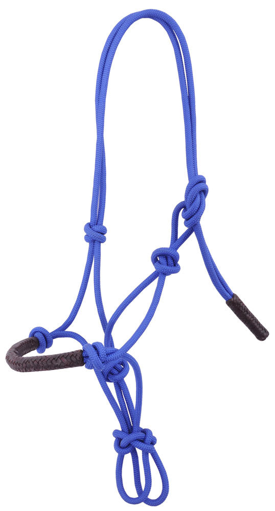 Lasso halster met knotted leder