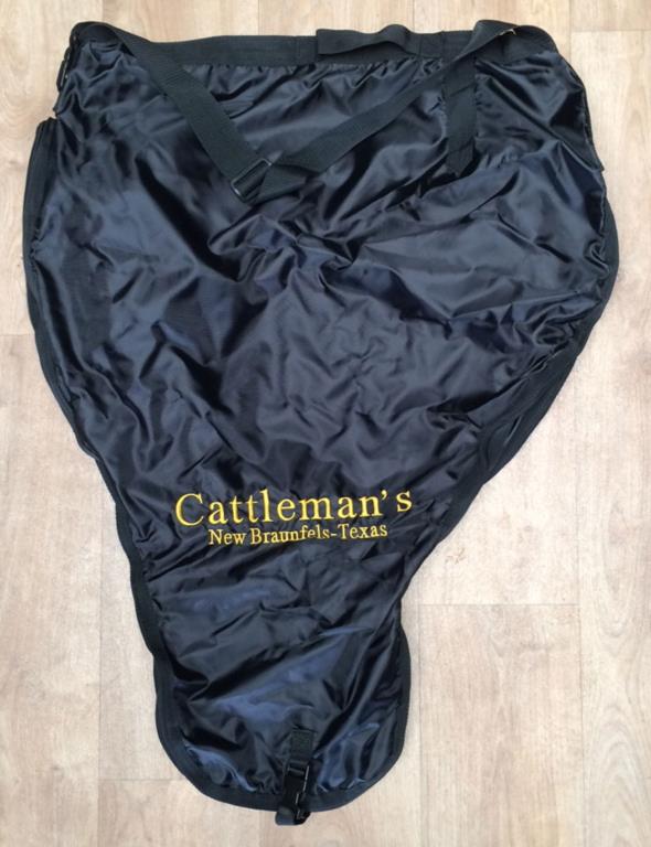 Cattleman’s saddle carrying bag