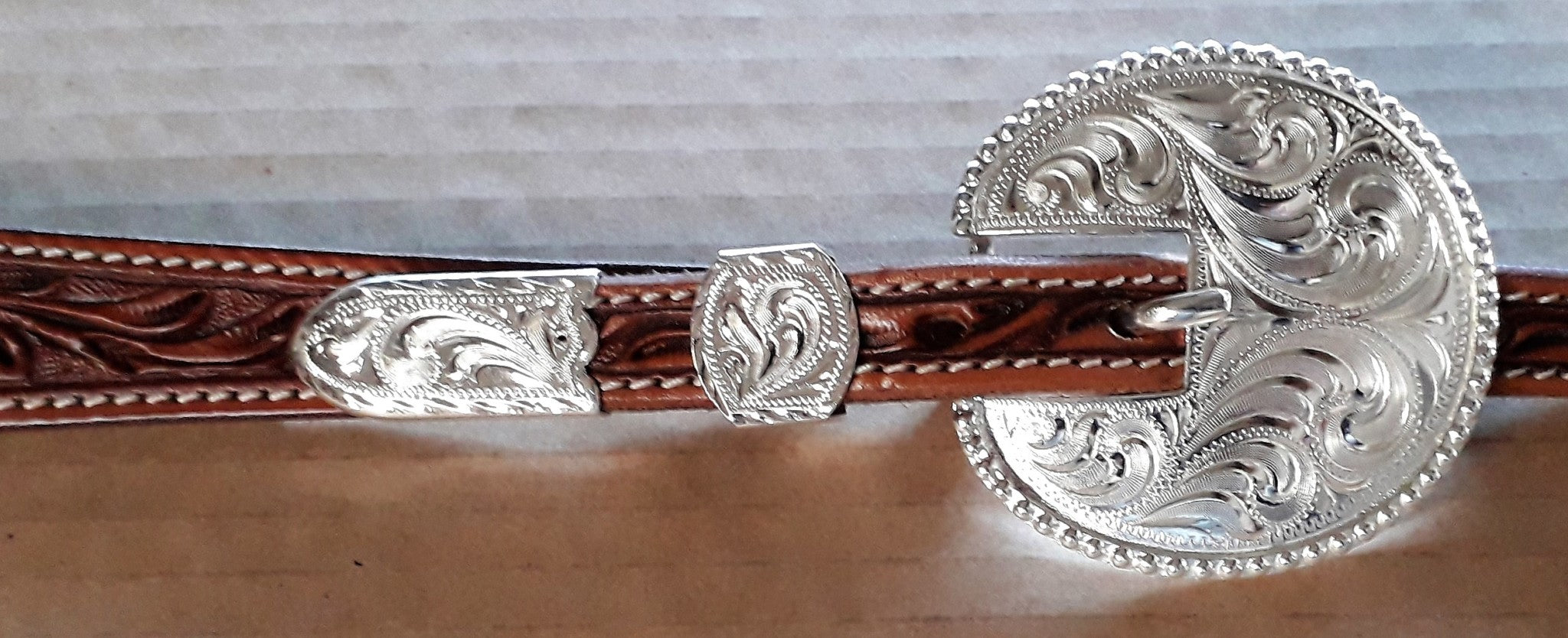 Hansen zilver buckle set