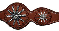 Spoorwheel concho met rhinestones