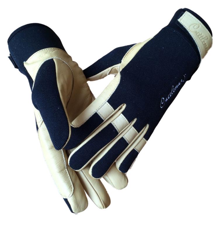 Leder / airnet handschoenen