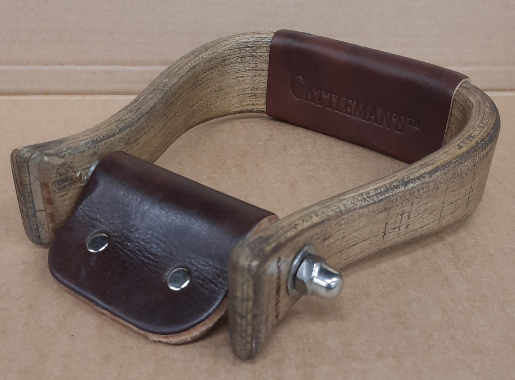 Oak-wooden stijgbeugels