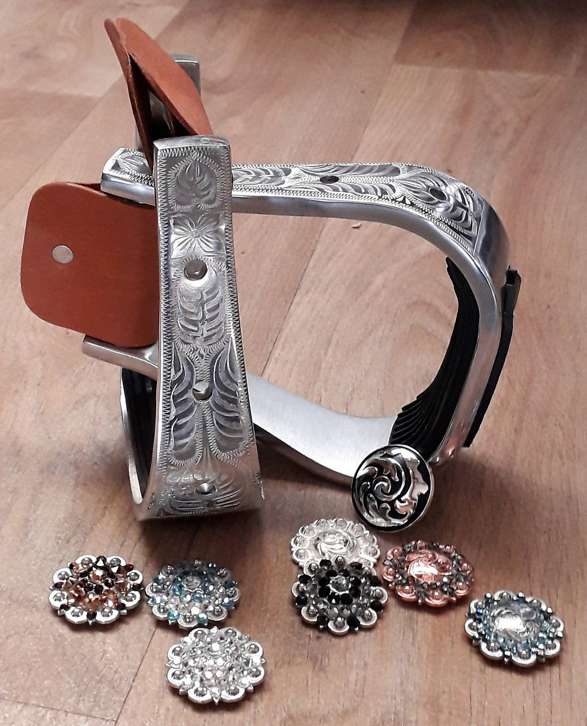 Aluminum barrel stijgbeugels