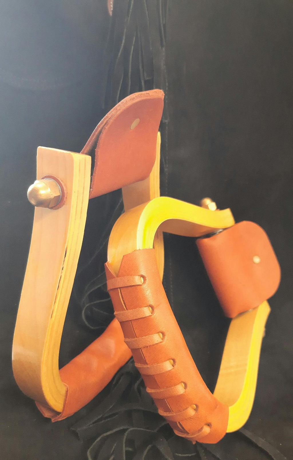 Wooden stijgbeugels