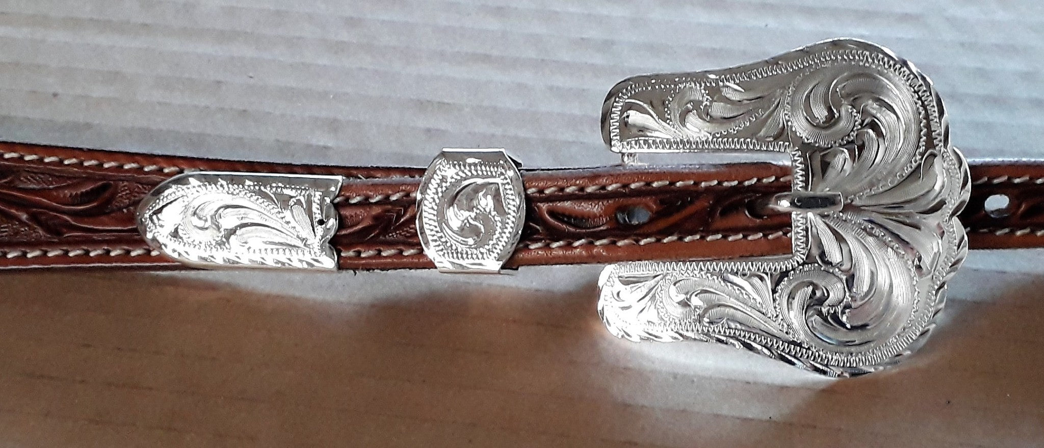 Hansen zilver buckle set