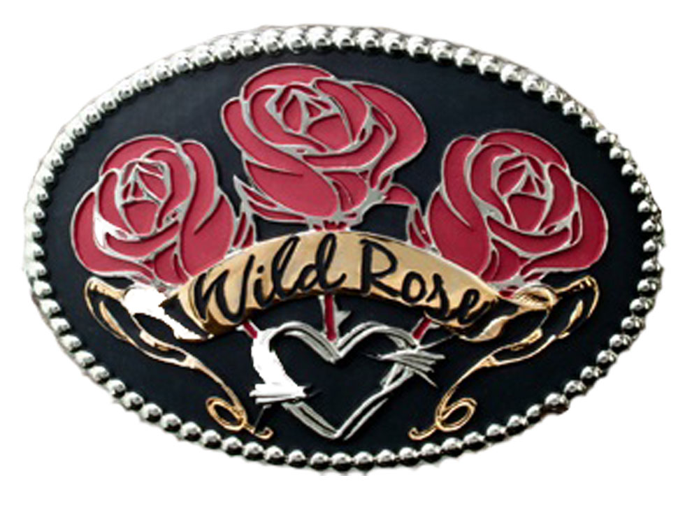 Zilver buckle “Wild Rose”