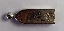 Zilver tip met bubble