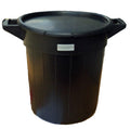 Feed barrel met lid