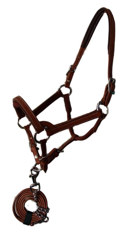 Leder halster Weanling