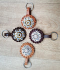 Wickett & Craig leder keychain
