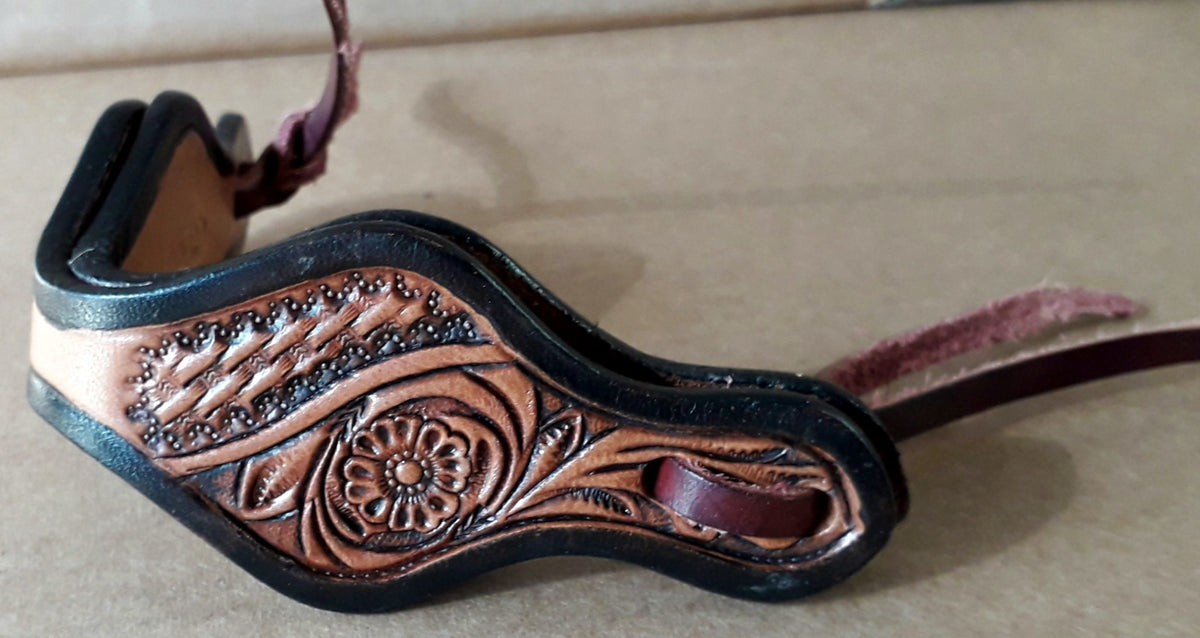 Leder teugels straps